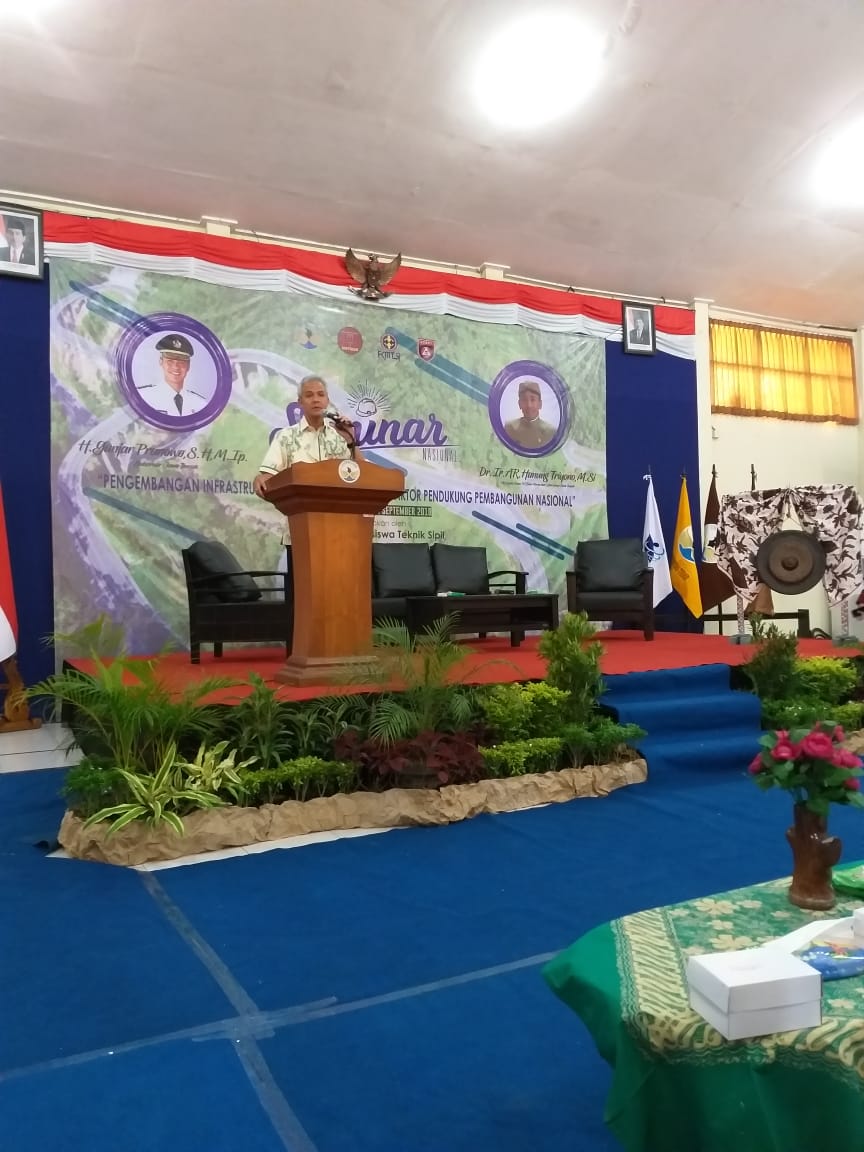 Seminar pengembangan infrastruktur pembangunan nasional #Universitas tidar magelang