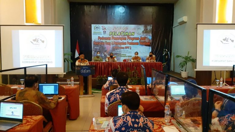 pelatihan perbarindo DPK Banyumas pedoman penerapan program anti pencucian uang dan pencegahan pendanaan teroris (AUP dan PPT)