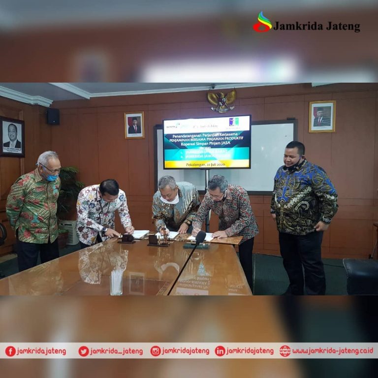 penandatanganan co-guarantee dengan kospin jasa dan jamkrida jabar