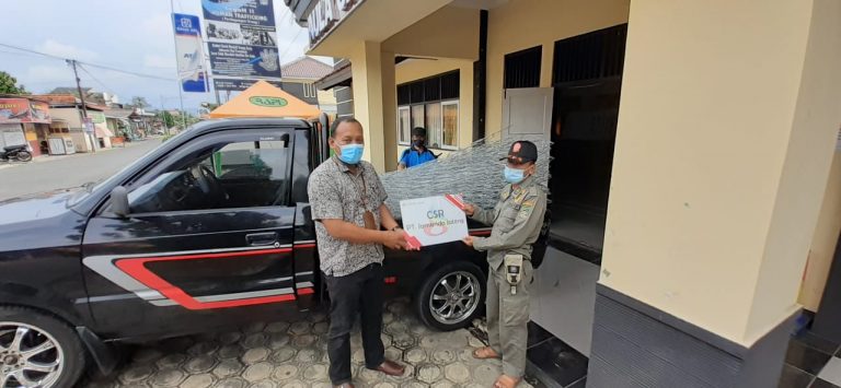 penyerahan bantuan CSR untuk wilayah kabupaten banyumas kec gumelar terdampak bencana alam tanah longsor