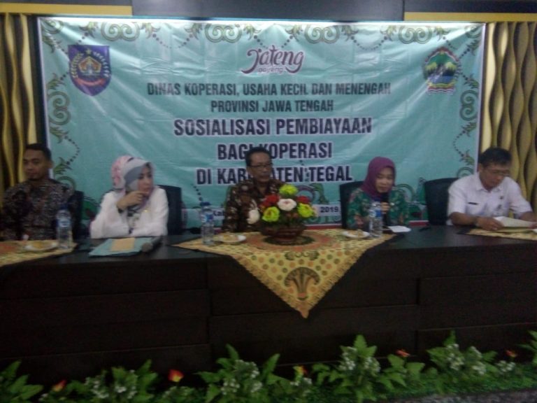 sosialisasi pembiayaan bagi koperasi di slawi kabupaten tegal